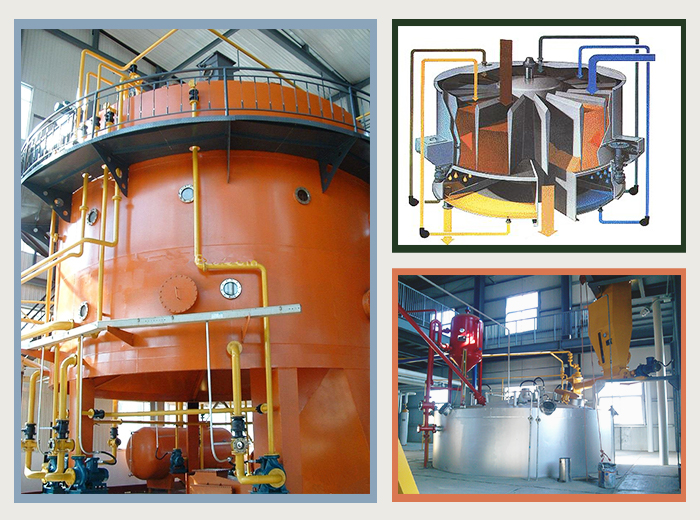 Vegetable oil solvent extraction equipment photo