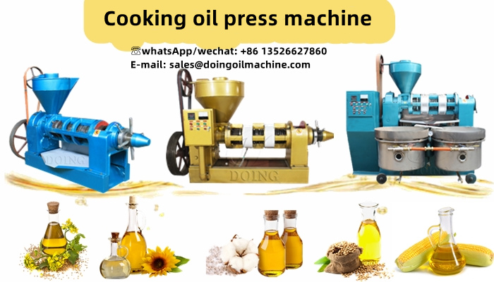 Screw vegetable oil press machine photo