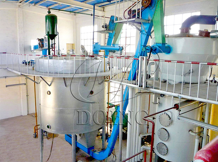 Vegetable oil solvent extraction equipment photo