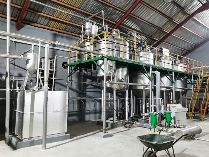 5TPD edible oil refinery project in Nigeria