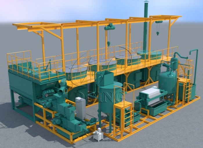 1 TPH integrated palm oil processing line