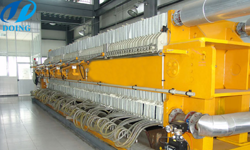 Heat discharging filter - filter mainly used in large scale process