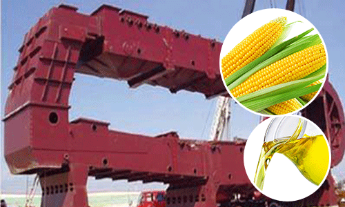 Corn germ oil extraction plant
