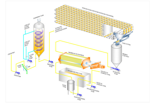 palm oil fraction process