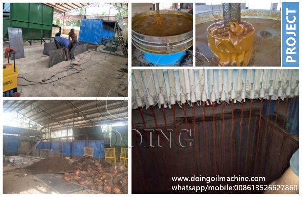 palm oil extraction plant in Nigeria