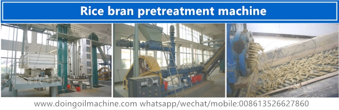 rice bran oil processing machine