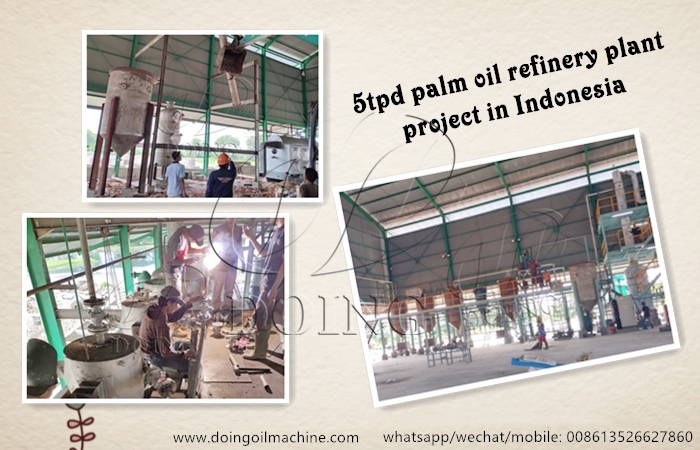 palm oil refining plant in indonesia