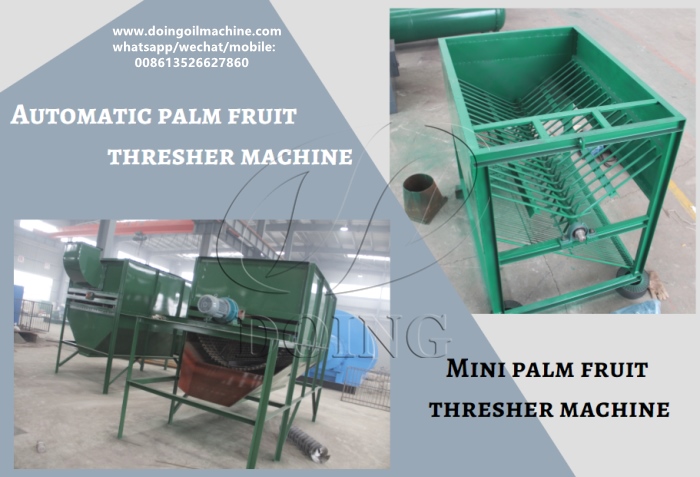 palm fruit thresher machine