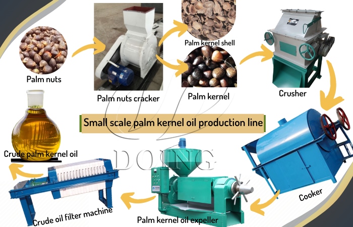 Palm oil production line