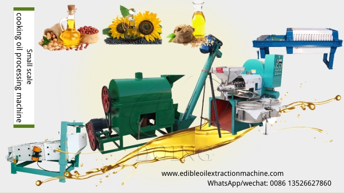 sunflower oil processing machine